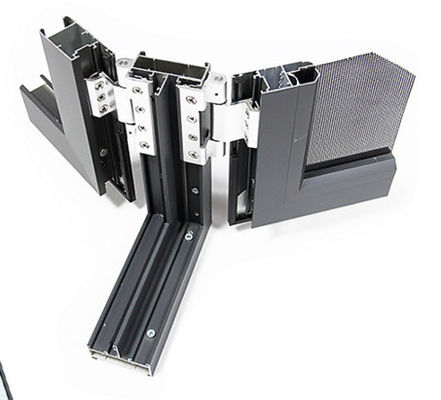 Outswing Casement Aluminium Single Swing Window With Steel Screen